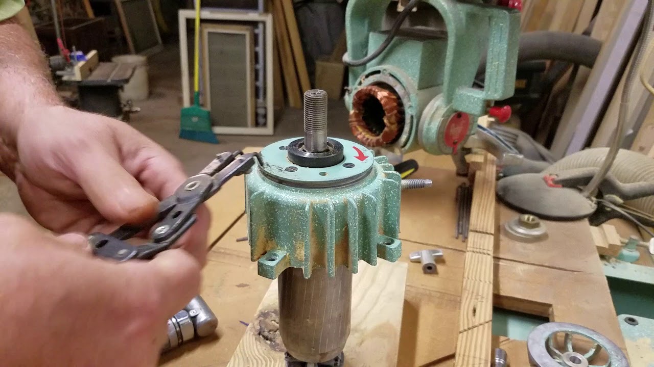 Dewalt AMF radial arm saw bearing replacement #2