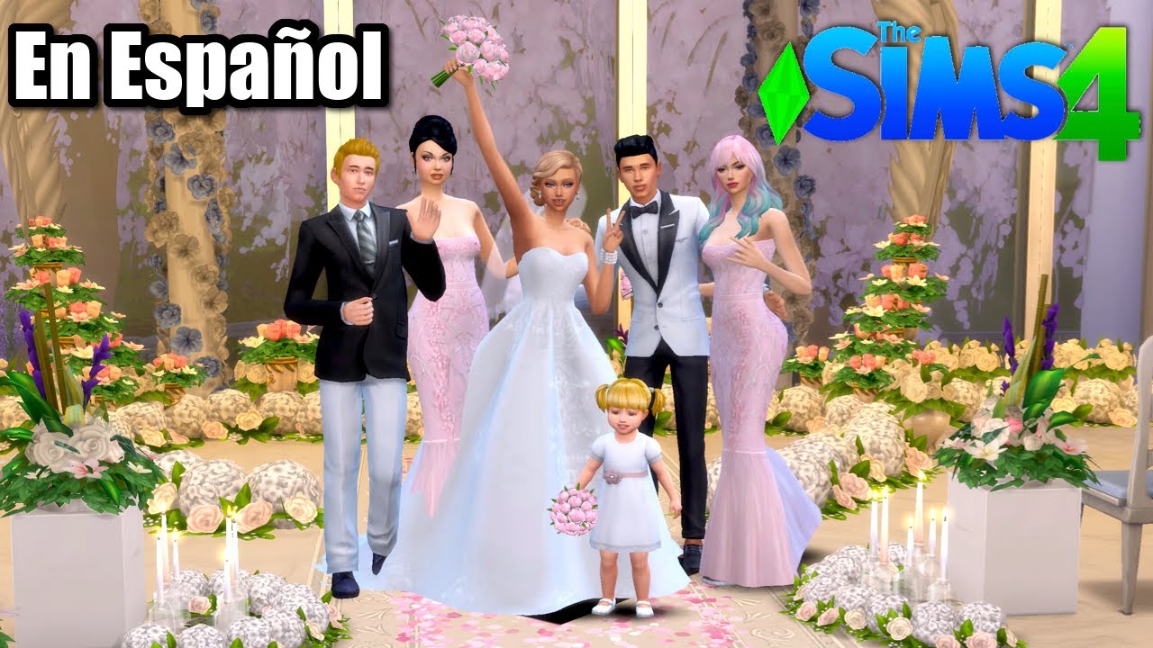 SIMS 4 Mi Primera Boda  con Bebe Goldie y Titi Plus Epañol