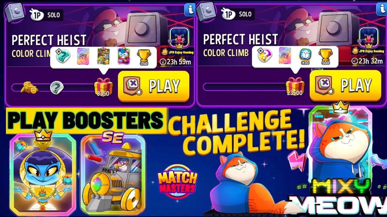 2 Solo/ Color Climb+Bombs Away Solo Challenge 8350 Score/ Color Climb+Bombs Away 23500 Score