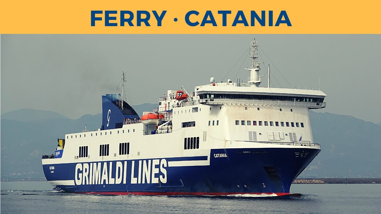 Arrival of ferry CATANIA, Cagliari (Grimaldi Lines)