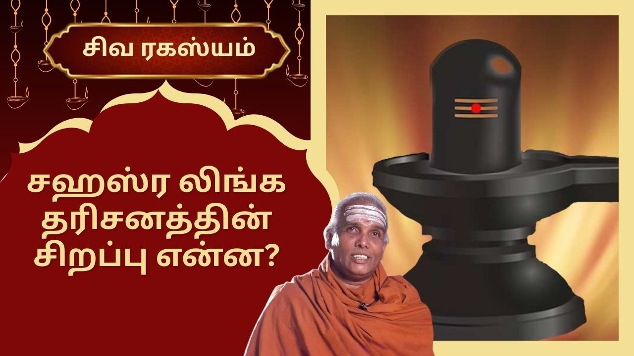 சஹஸ்ர லிங்க தரிசனத்தின் சிறப்பு என்ன? | Siva Rahasyam | Epi 139 | Dr.Rajasekar Sivacharyar |