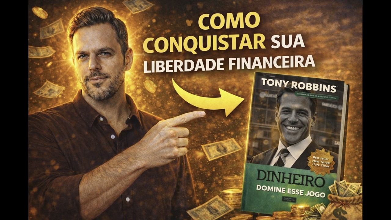 Dinheiro - Domine esse Jogo - resumo do livro de Tony Robbins. Conquiste sua liberdade financeira.
