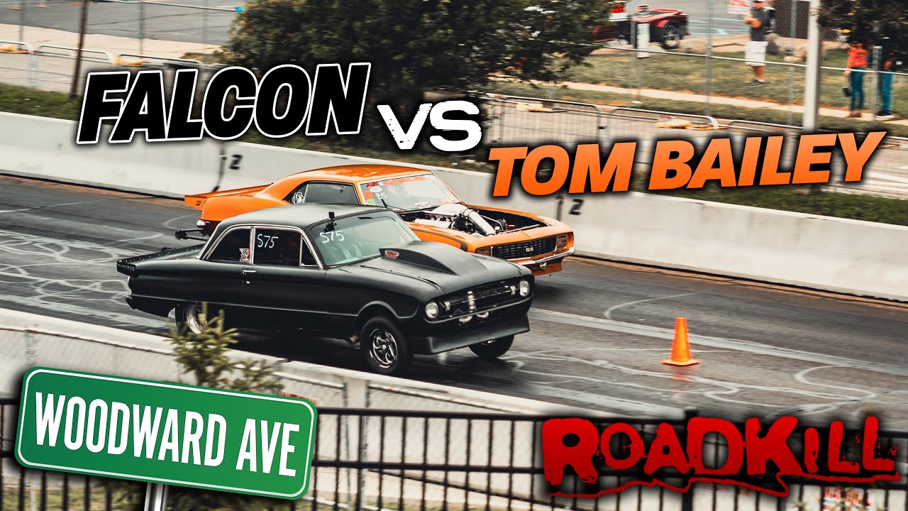 Billy Races the Falcon at ROADKILL NIGHTS! LEGAL STREET RACING!