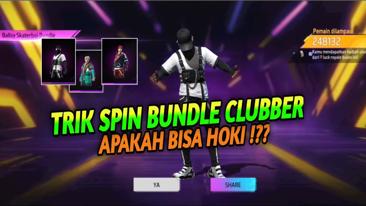 TRIK HOKI SPIN BUNDLE CLUBBER, SPIN BUNDLE BALLSY SKATERBOI