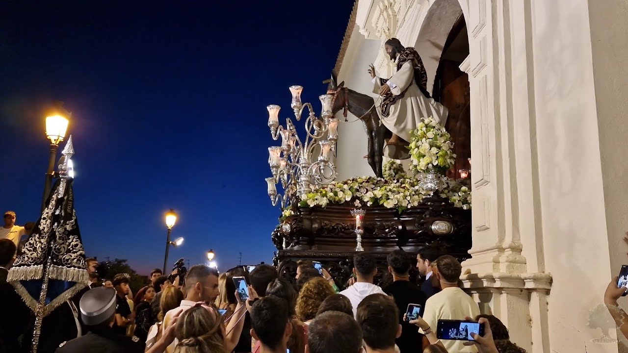 Entrada de la Borriquita de Huelva - Extraordinaria 75 Aniversario Fundacional - AM Santa Cruz