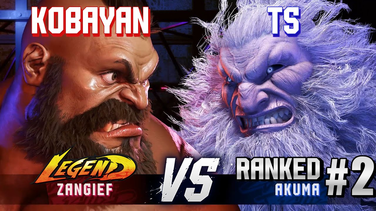 SF6 ▰ KOBAYAN (Zangief) vs TS (#2 Ranked Akuma) ▰ High Level Gameplay