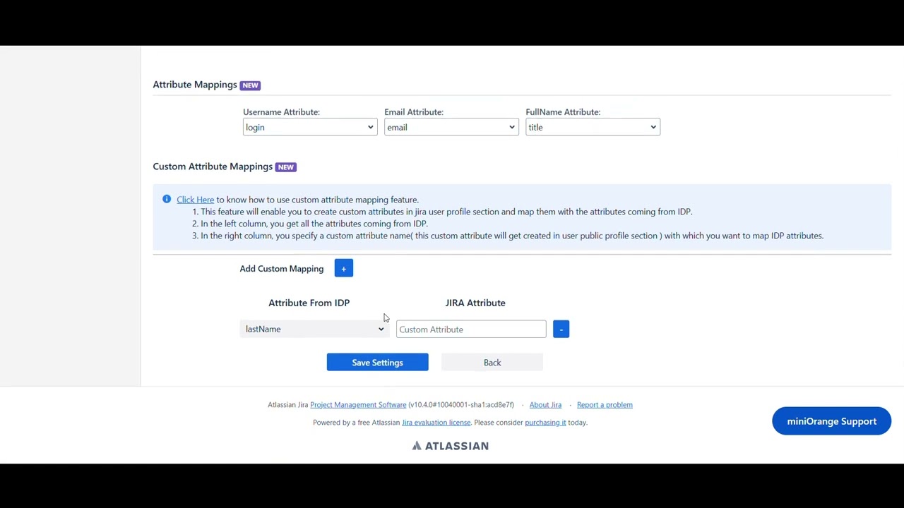 Custom Attribute Mapping in Jira | Add & Sync Custom Fields with SCIM