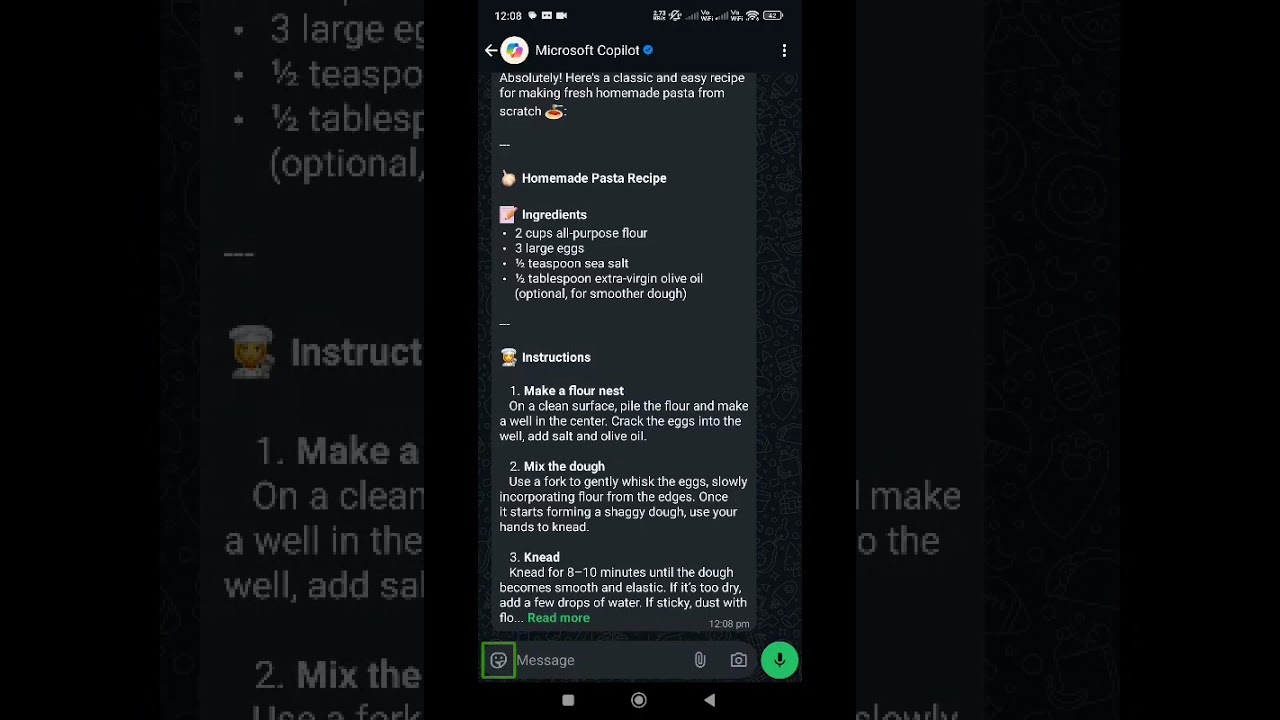 new Microsoft AI companion on WhatsApp speak in AI voice 🎙️ incredible latest copilot on WhatsAp 🔥🔥🔥