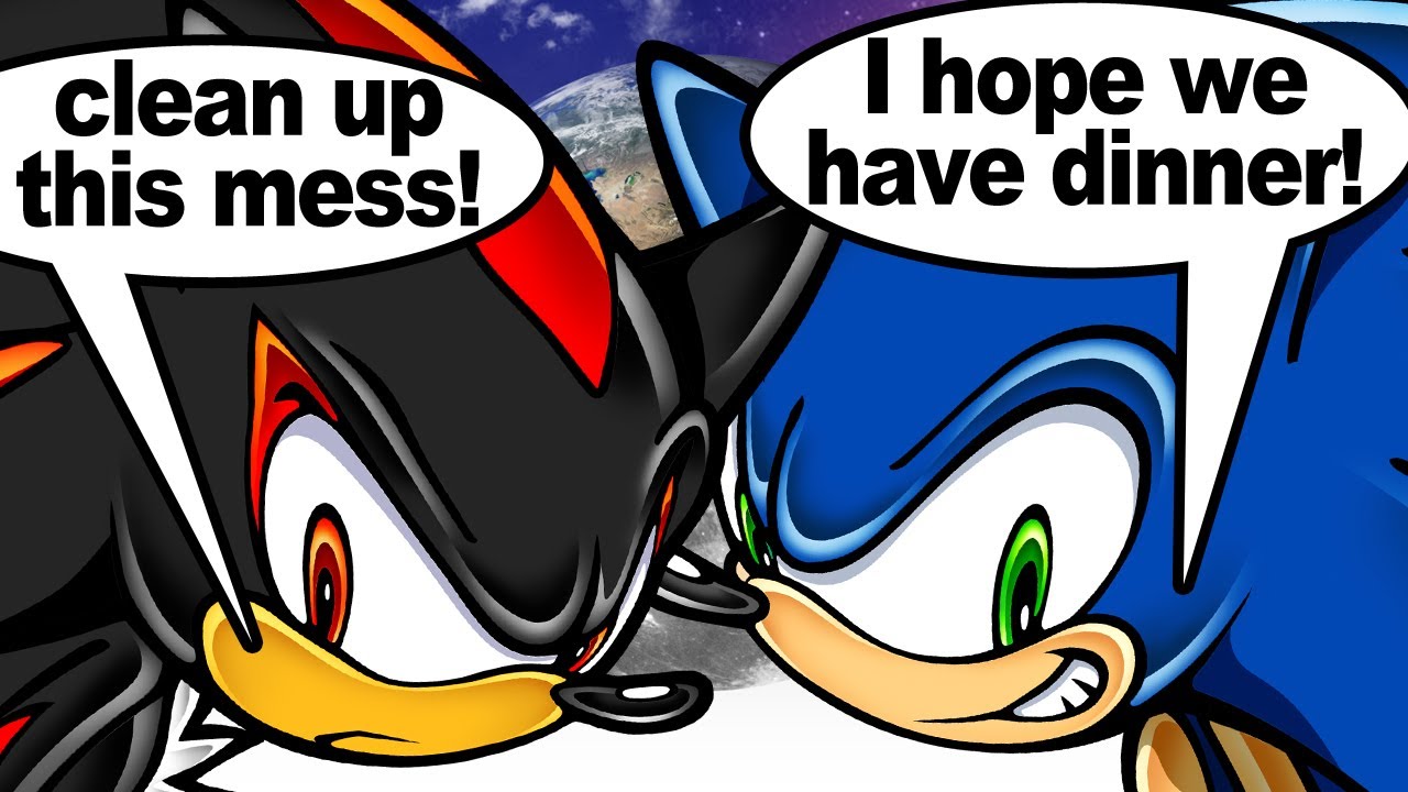 a badly translated fandub of Sonic Adventure 2 - Lost In Translation