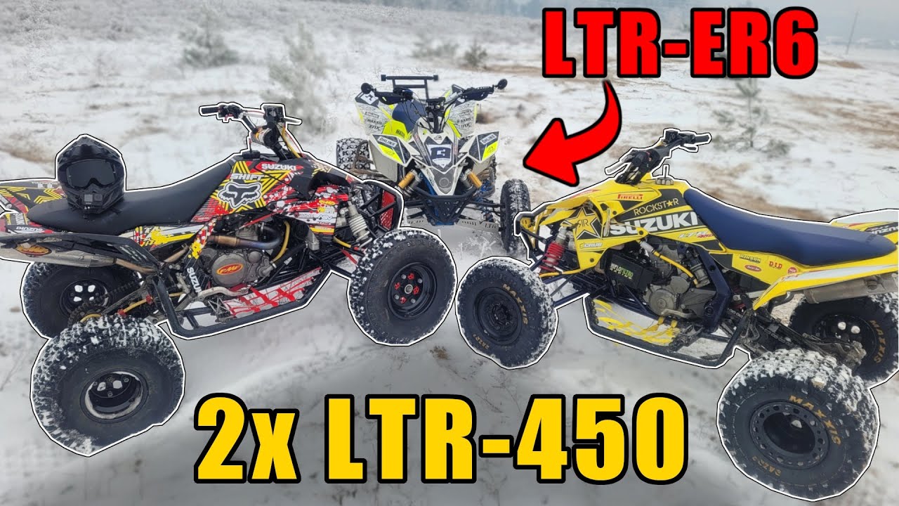QUADY ZIMA | ŻWIROWNIA LTR450 Swap ER-6n