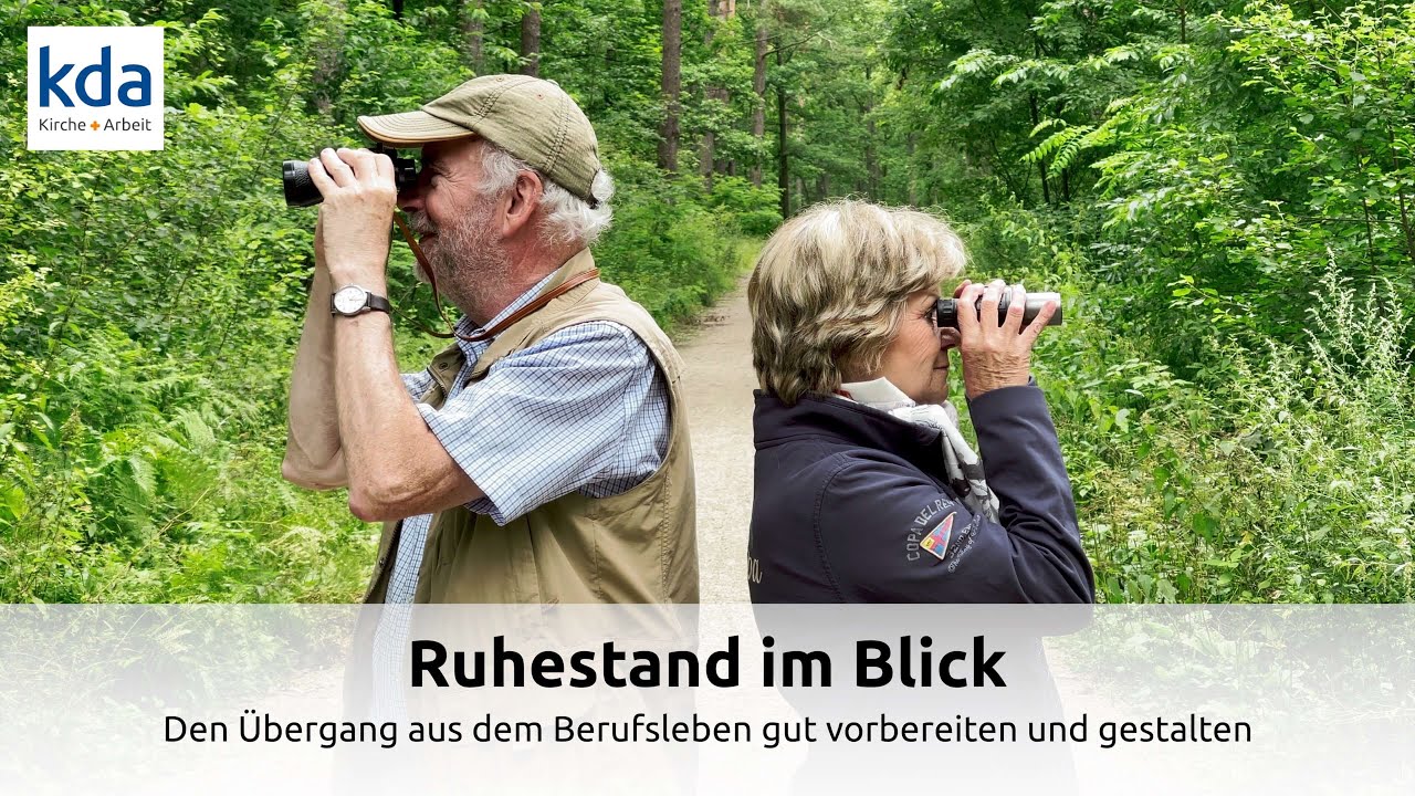 Seminar-Trailer kda Bayern: Ruhestand im Blick - den Übergang aus dem Berufsleben gut gestalten.
