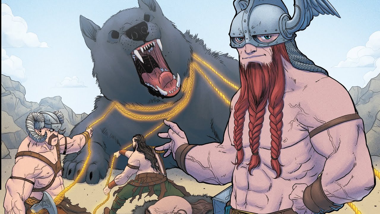 Fenrir : La liaison du terrible loup fils de Loki - Mythologie Nordique en BD