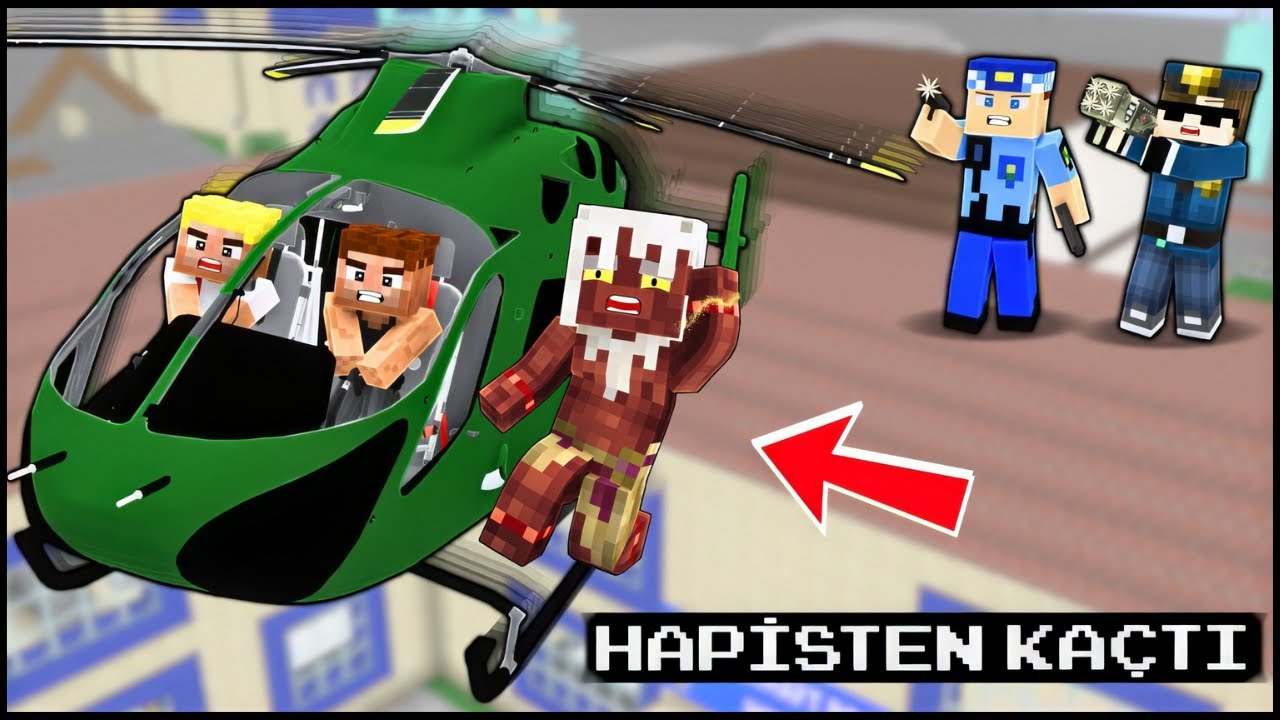 MİNECRAFT EFEKAN VE ALİ HÜSAMETTİNİ HAPİSTEN KAÇIRDI 😱 - Minecaft