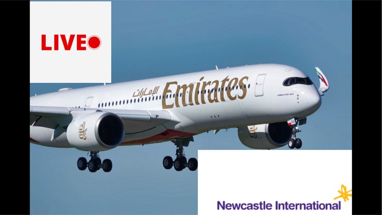 IRL stream A350 at EGNT Newcastle airport
