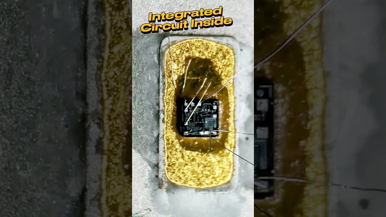 Gold inside IC 