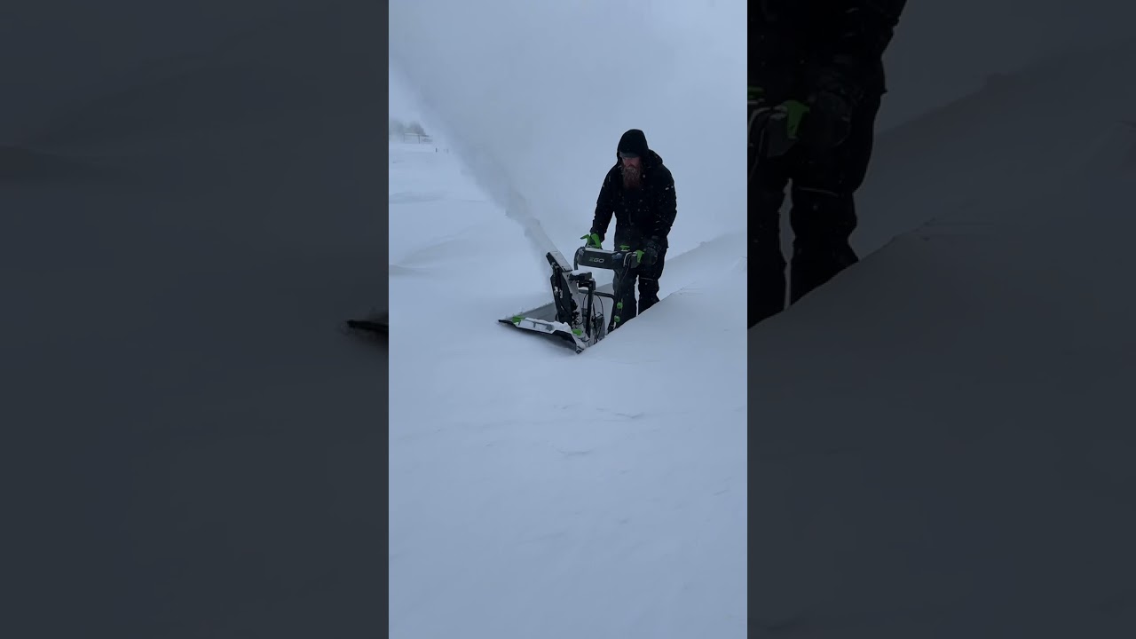 Ego 2 stage Snowblower #shorts