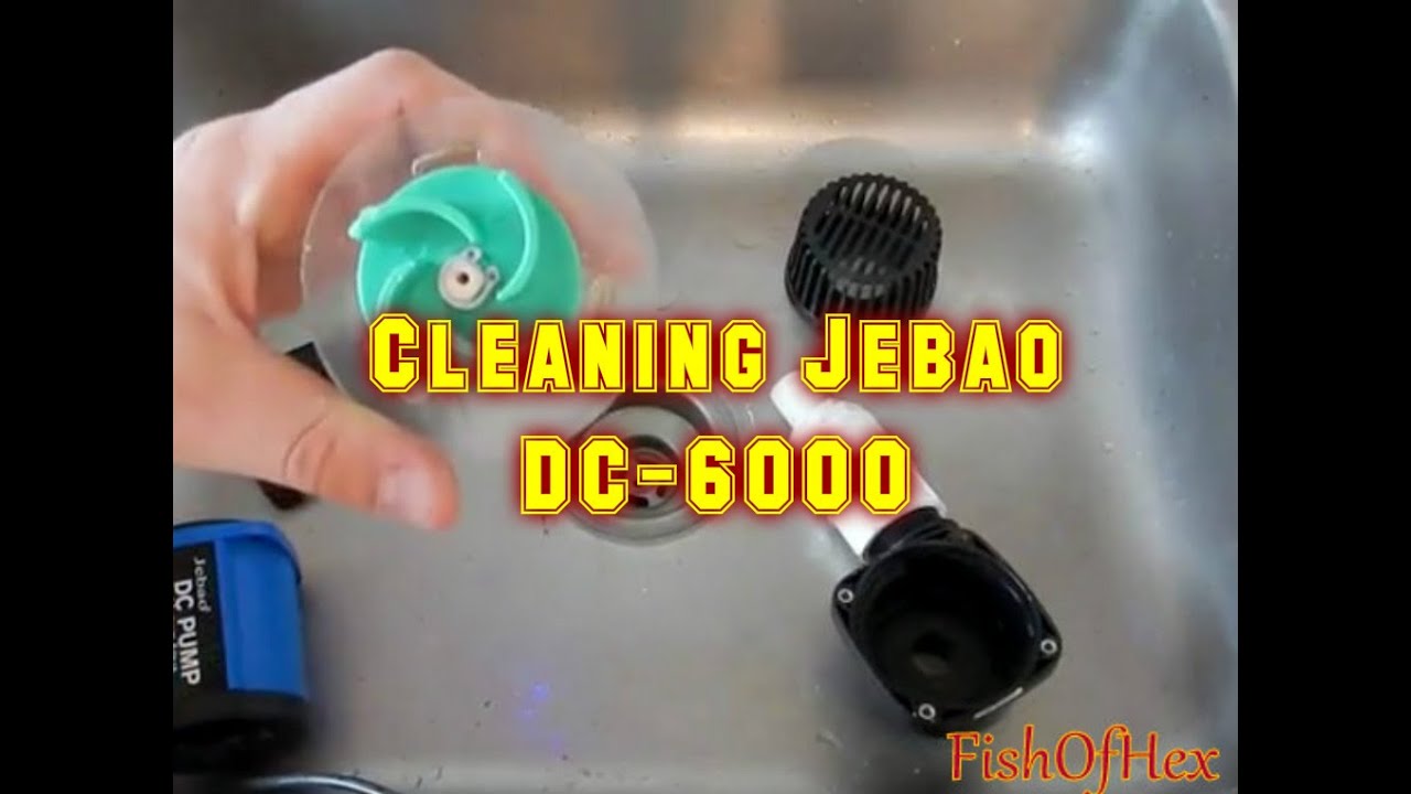 Очистка возвратного насоса Jebao DC-6000