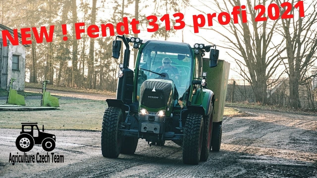New !! Fendt 313 vario Profi 2021 / Cow Feeding