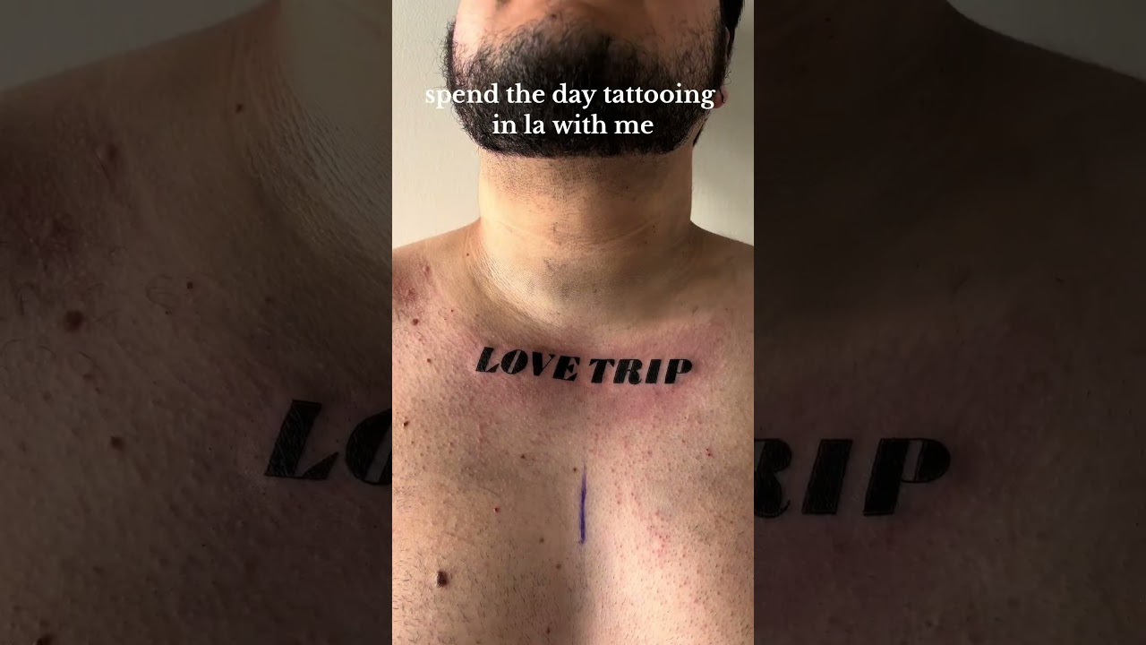 spend the day with me as a tattoo artist working in la