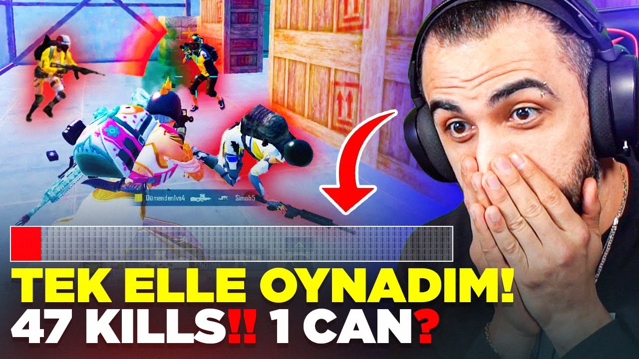1 CANLA İMKANSIZI BAŞARDIM!! 😱 TOPLAM 47 KILLS ONE MAN SQUAD | PUBG MOBILE