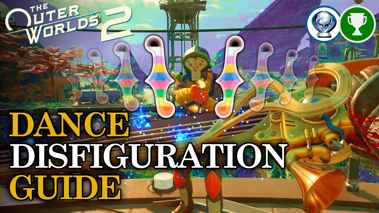 Dance Dance Disfiguration Trophy Guide &ndash; Kill 10 Enemies in Rainbow Mode | The Outer Worlds 2