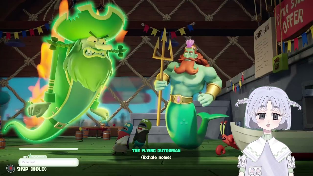 Ok I'm playing SpongeBob SquarePants: Titans of the Tide