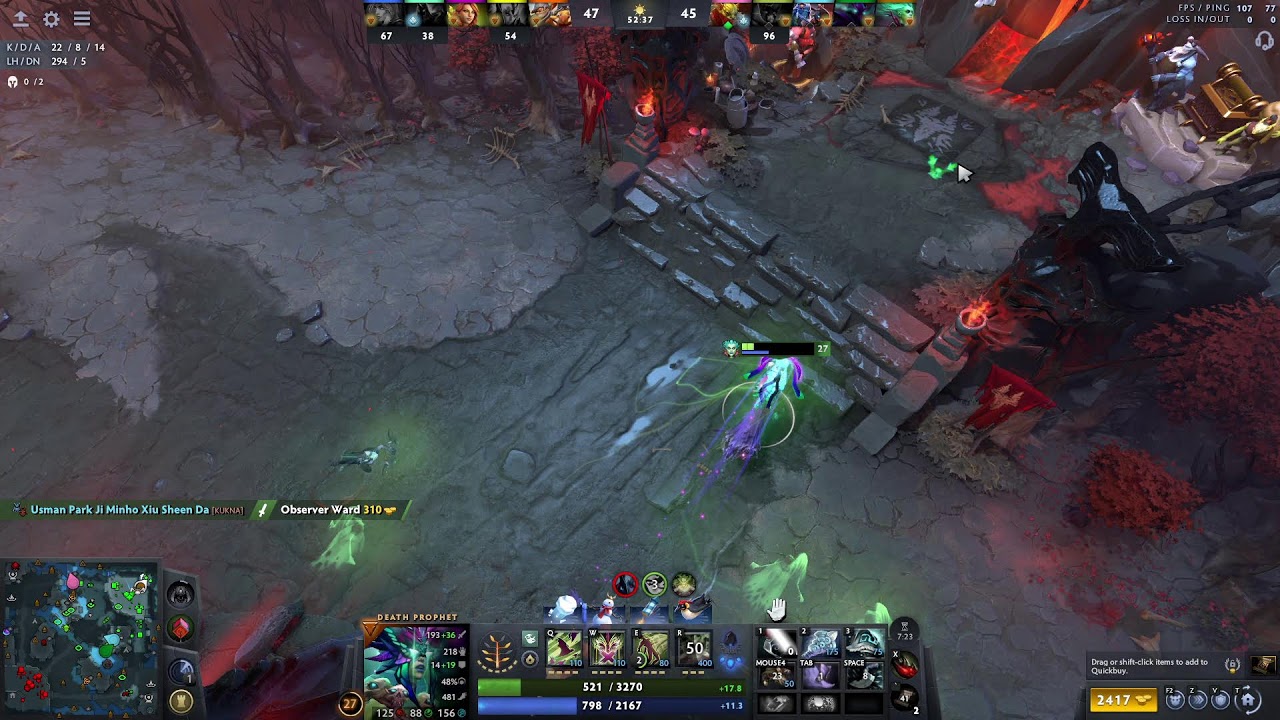 DOTA 2 live stream 1445
