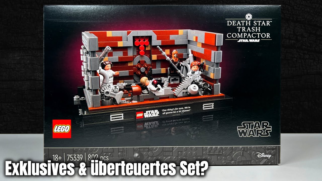 Krasse Funktion & Minifiguren, aber harter Preis... | LEGO Star Wars 'Müllpresse' Review!| Set 75339
