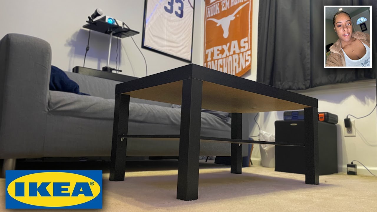 IKEA LACK COFFEE TABLE ASSEMBLY || JAZZYTV