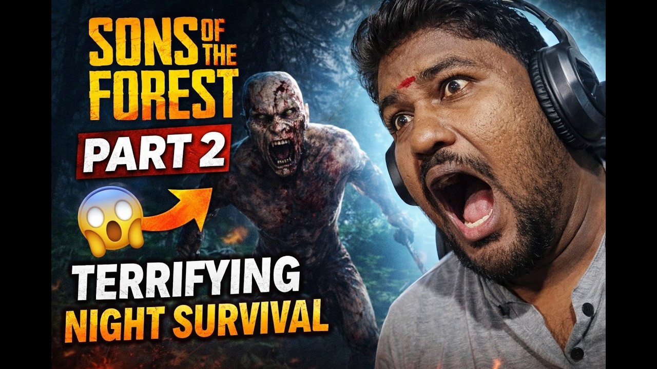 SONS OF THE FOREST PART 3🔥 Terrifying Night Survival | Tamil Gameplay | VTS Gaming