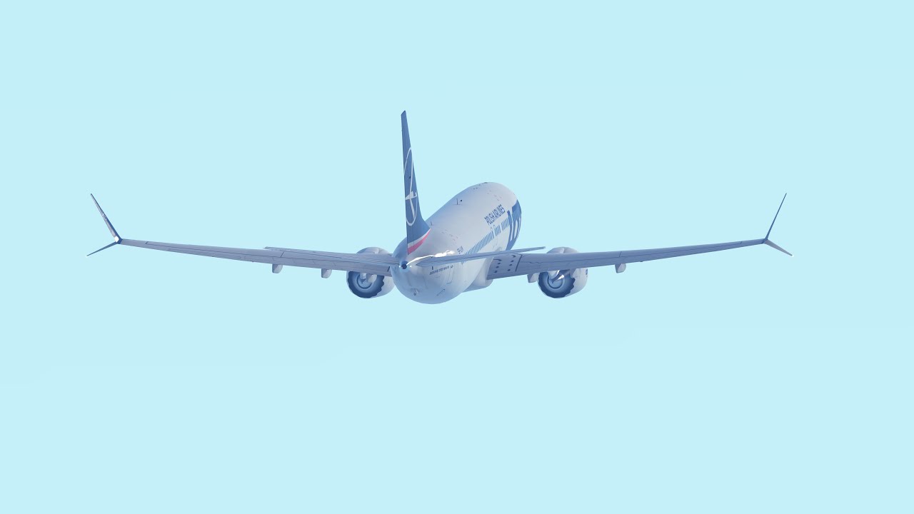 LOT Polish Airlines Boeing 737-8 MAX takeoff WAW/EPWA RWY 15 (Infinite Flight)