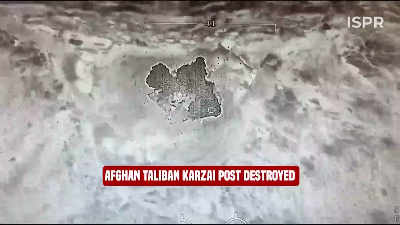 Pakistan Responds With Precision Strikes Against Unprovoked Aggression By Afghanistan Taliban | ISPR
