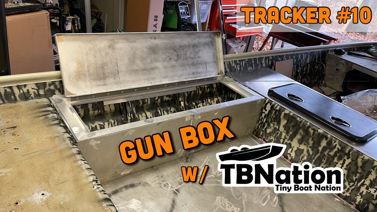 Building a Gun Box using a Dry Hatch Lid from Tiny Boat Nation | Also Installing Rear Deck