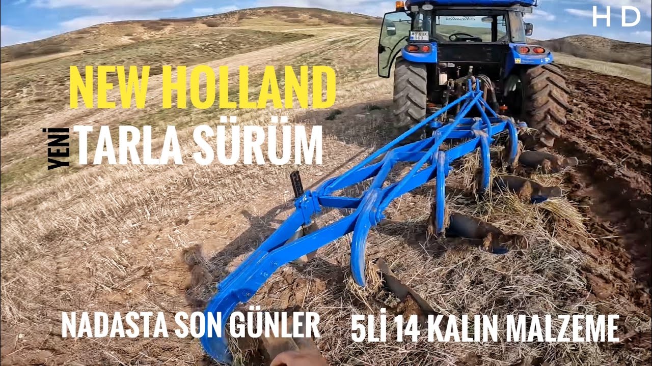 NADASTA SON GÜNLER. 25 DEKAR YENİ TARLAYI SÜRÜYORUM.