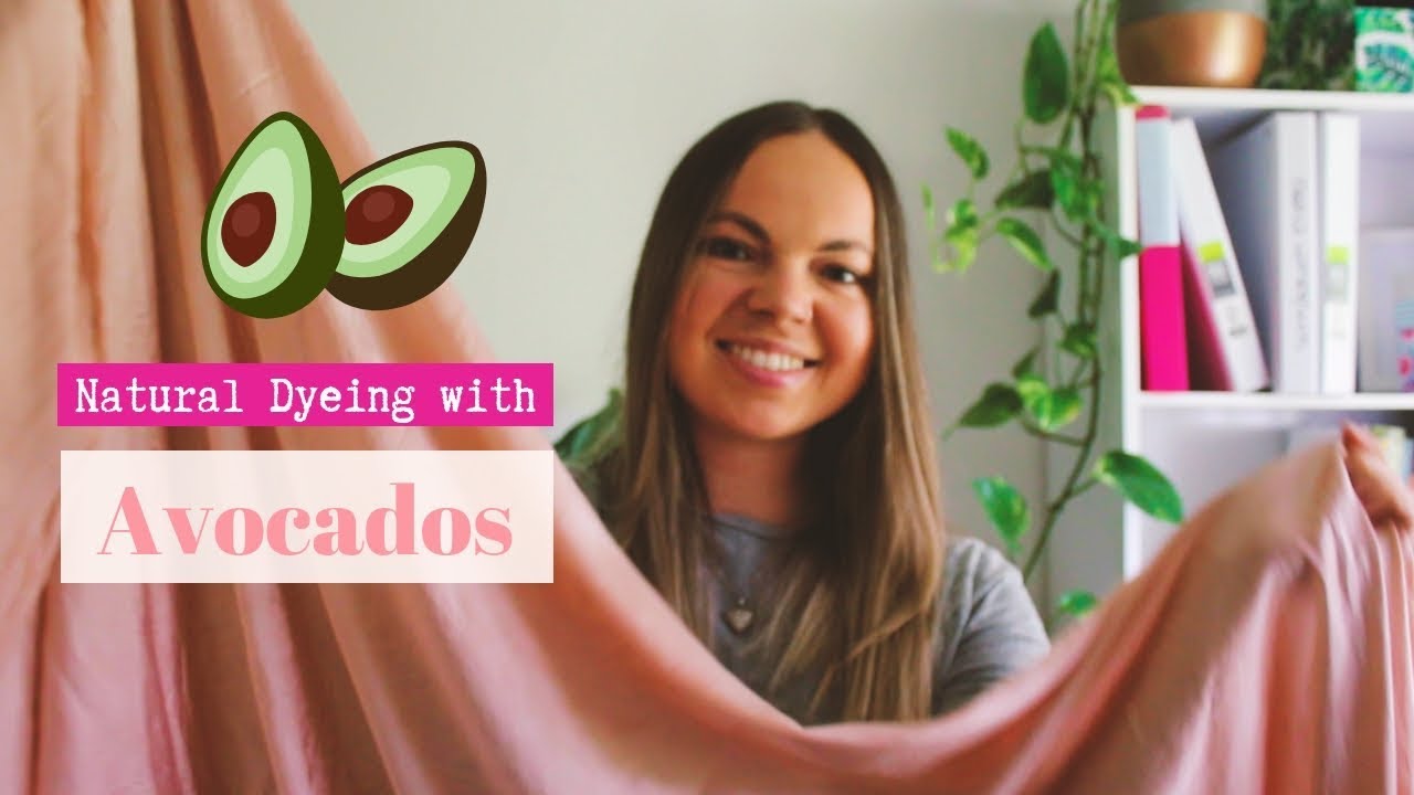 Dyeing with Avocado Pits | How to Dye Fabric Pink with Avocados | Natural Dyeing Tutorial