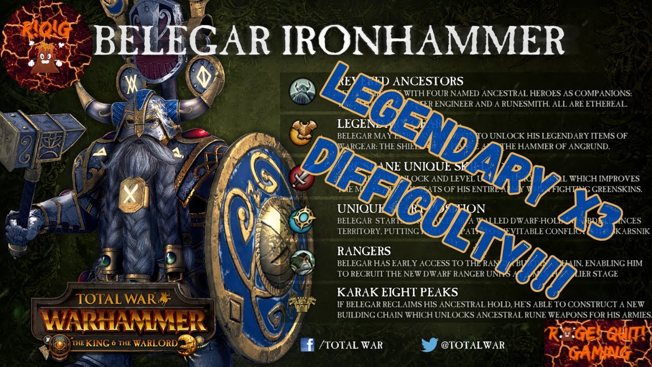Total War Warhammer 3 - Legendary x3 Difficulty - Dwarf Belegar Campaign version 6.3 Episode 35