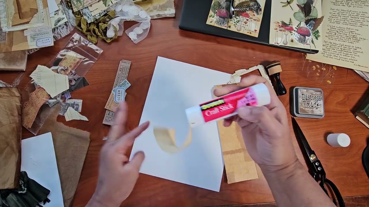 Just 4 simple tags for 4 naked junk journals 