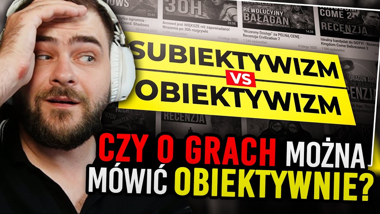 Afera o to czy recenzje gier powinny być obiektywne @bonkol