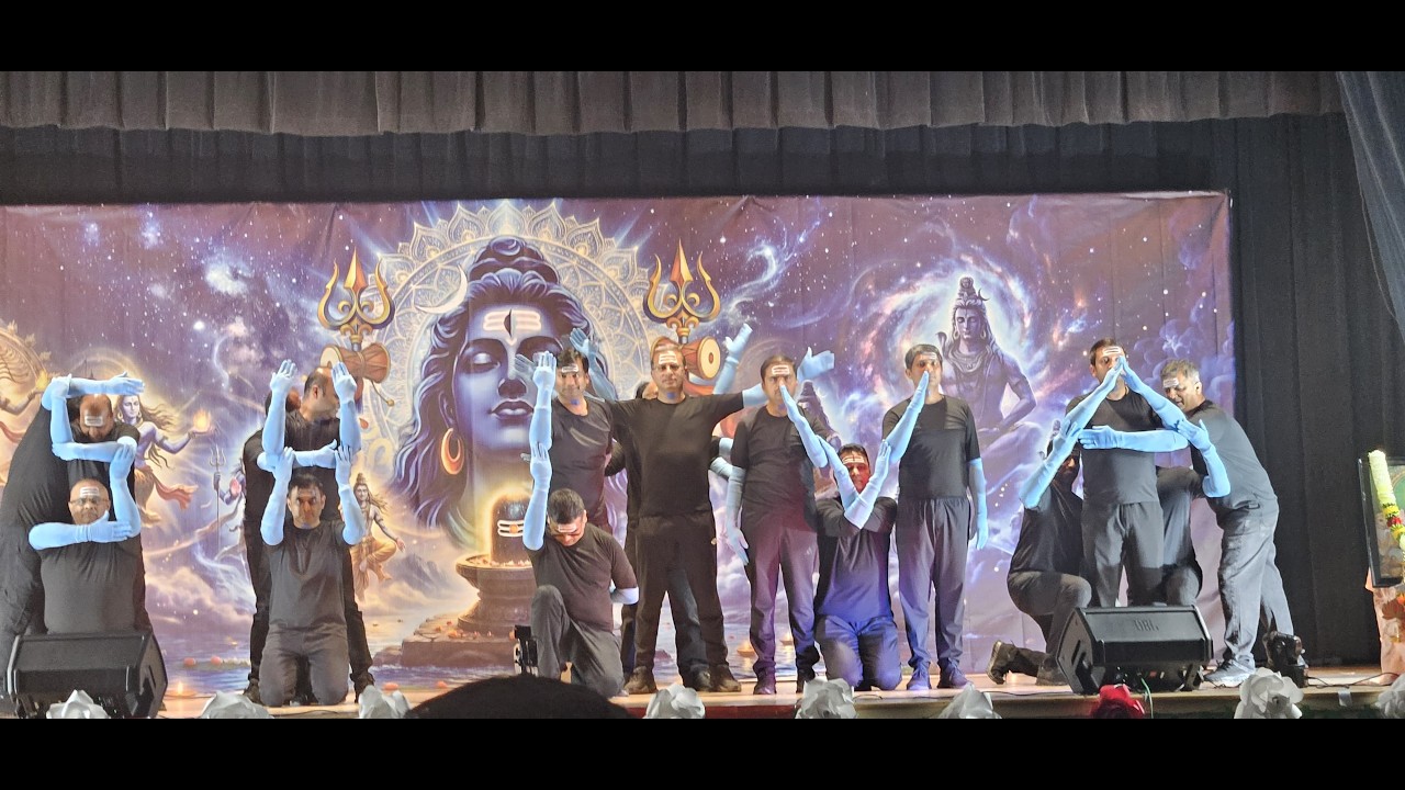 Shivaratri Celebration: Dance and Dialogue act from mens team.