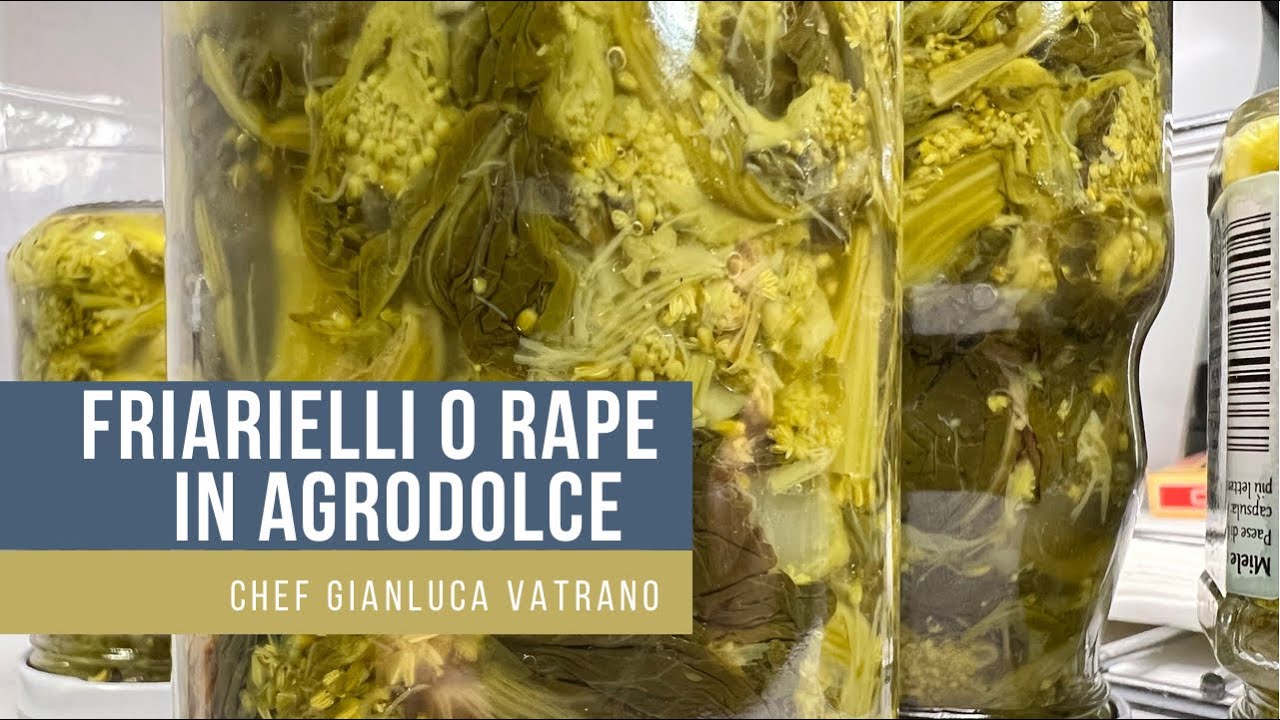 Friarielli o rape in agrodolce - da mangiare come appena pronta o in conserva !!!