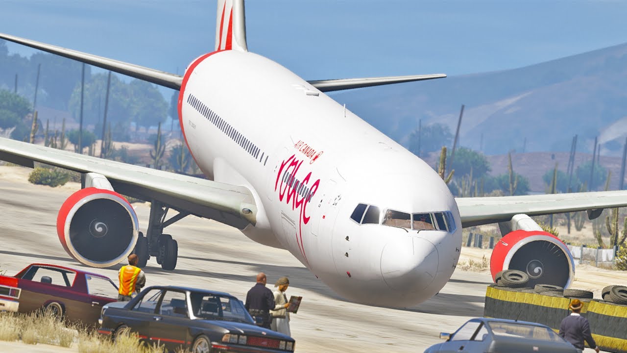 Gimli Glider - Landing Without Engines | GTA 5 version