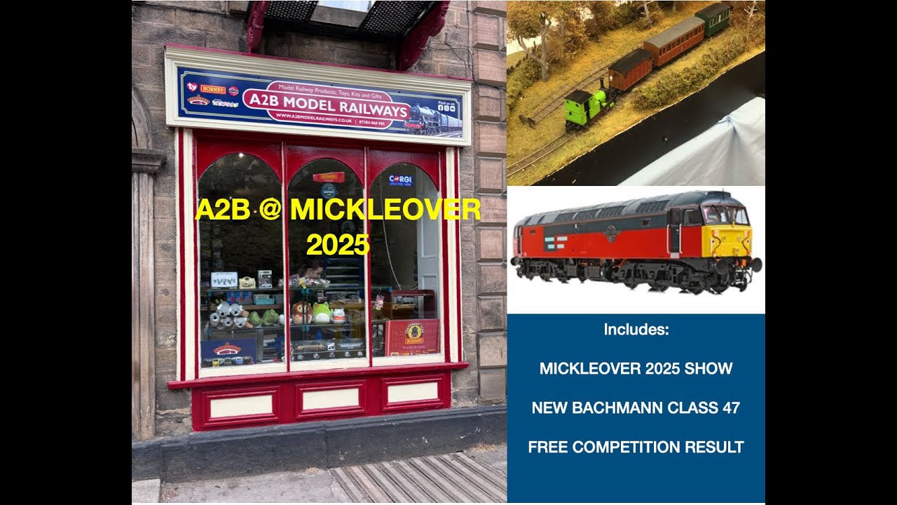 UPGRADED BACHMANN CLASS 47 AND A2B @ MICKLEOVER SHOW