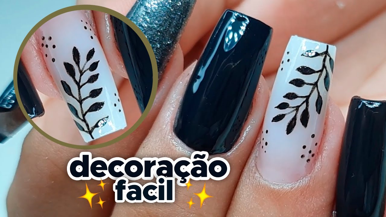 UNHA DECORADA FÁCIL *RAMINHO*