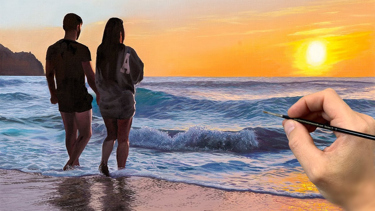 Painting Small Waves and Ocean Texture That Looks 100% Real!