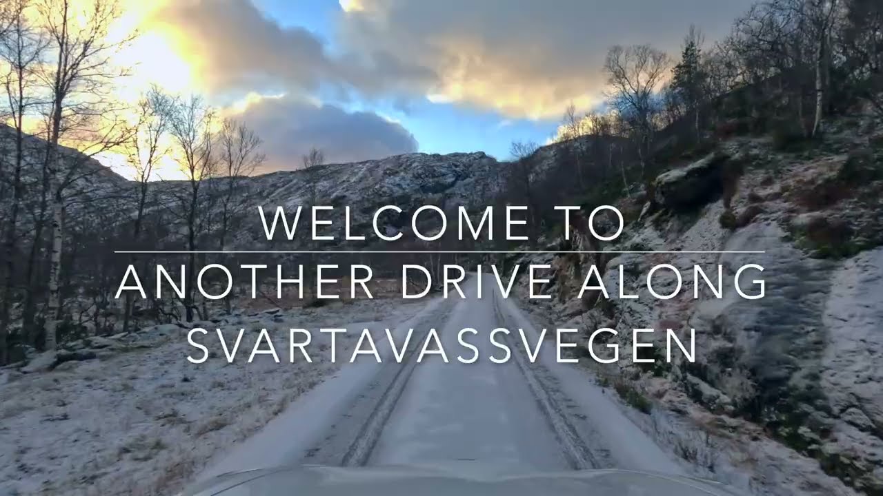 Epic Svartavassvegen Winter Drive