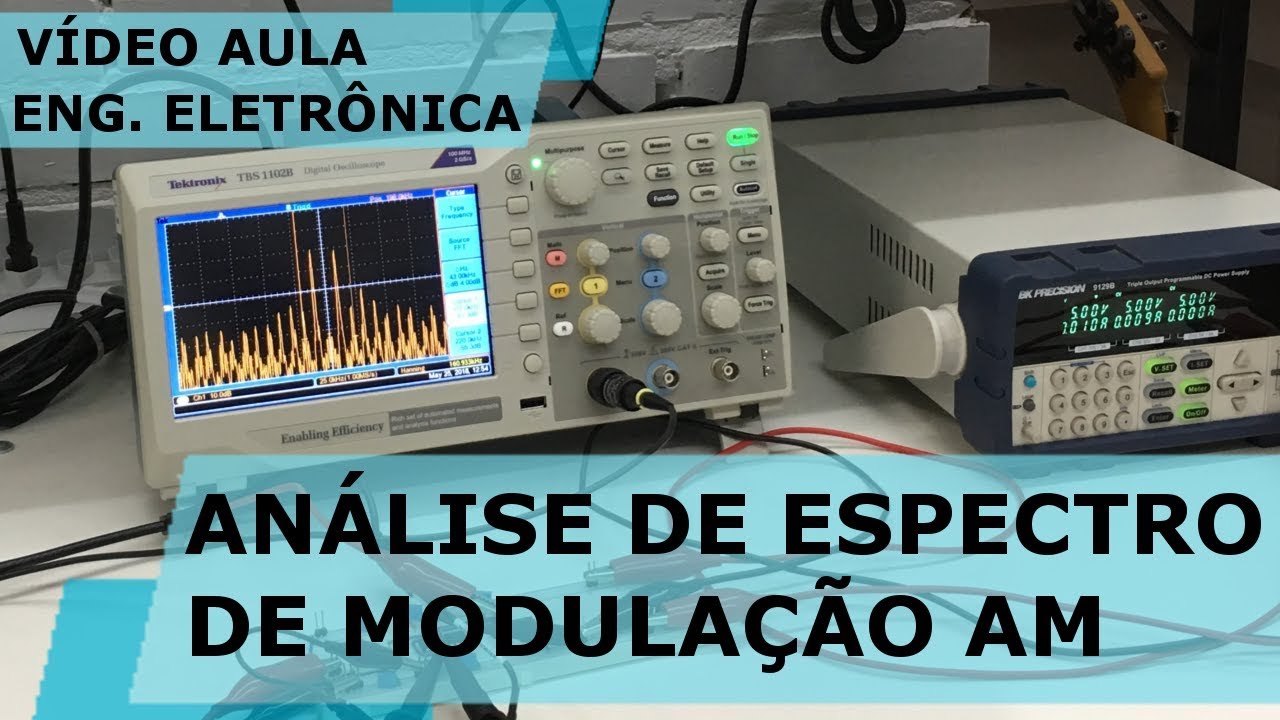 ANÁLISE DE ESPECTRO EM MODULAÇÃO AM | Vídeo Aula #223