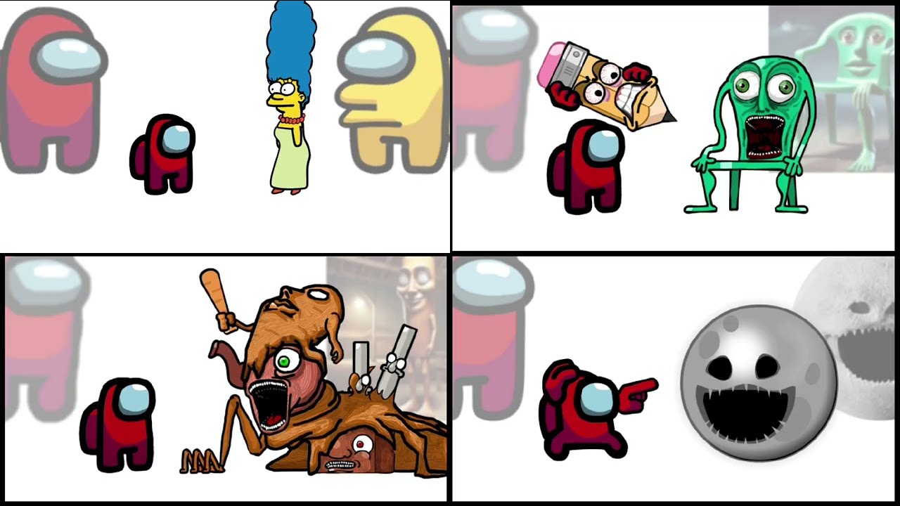 Mini Crewmate Kills Steal a Brainrot Characters | Among Us
