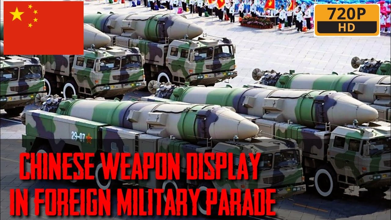 Chinese weapon display in foreign military display