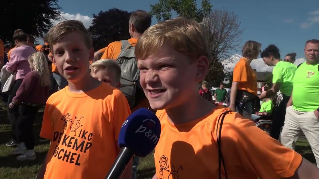 Honderen kinderen starten aan Jeugdvierdaagse Peel en Maas