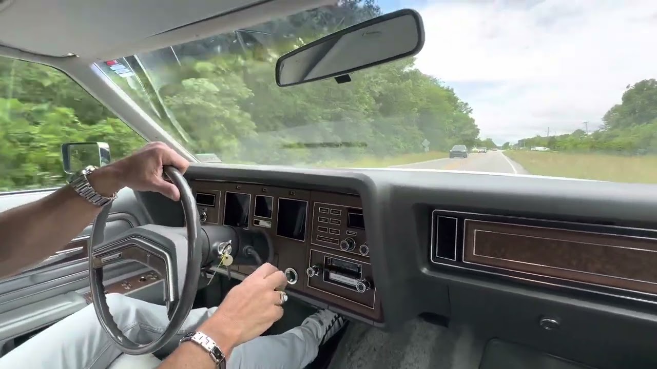 1975 Lincoln Mark IV Driving Video! 460 V8! 4 BBL! 36,000 ORIGINAL MILES